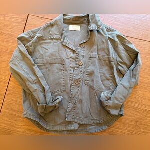 Z Supply Sage Green Casual shirt Jacket